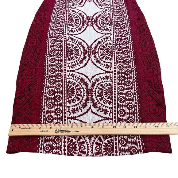 Byron Lars Beauty Mark Embroidered Cheongsam Mixed Media Sheath Dress - Size 6 - Picture 13 of 13